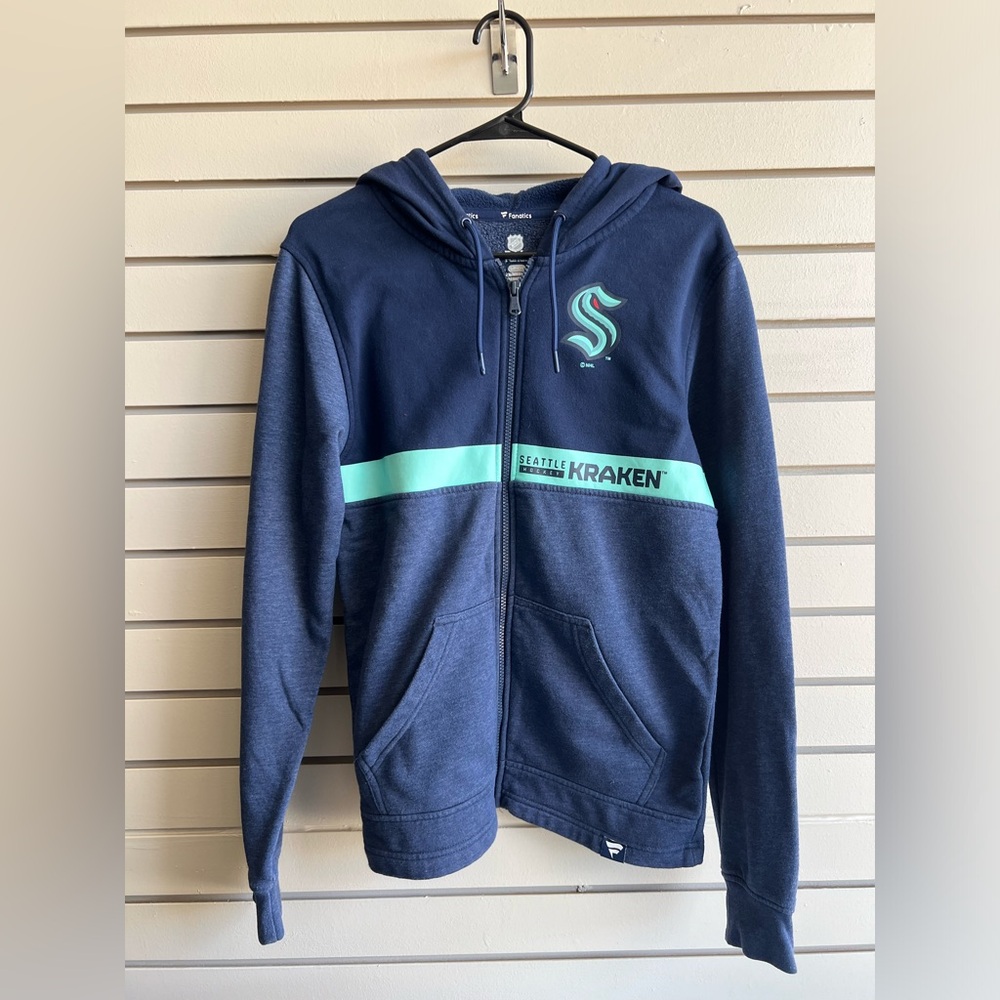 Fanatics NHL Seattle Kracken Mens Hoodie. Size Small. Good Condition!